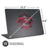 DC Comics Superman Grey Eye Collage Universal Laptop 15in (12.2 x 8.8in) Skin